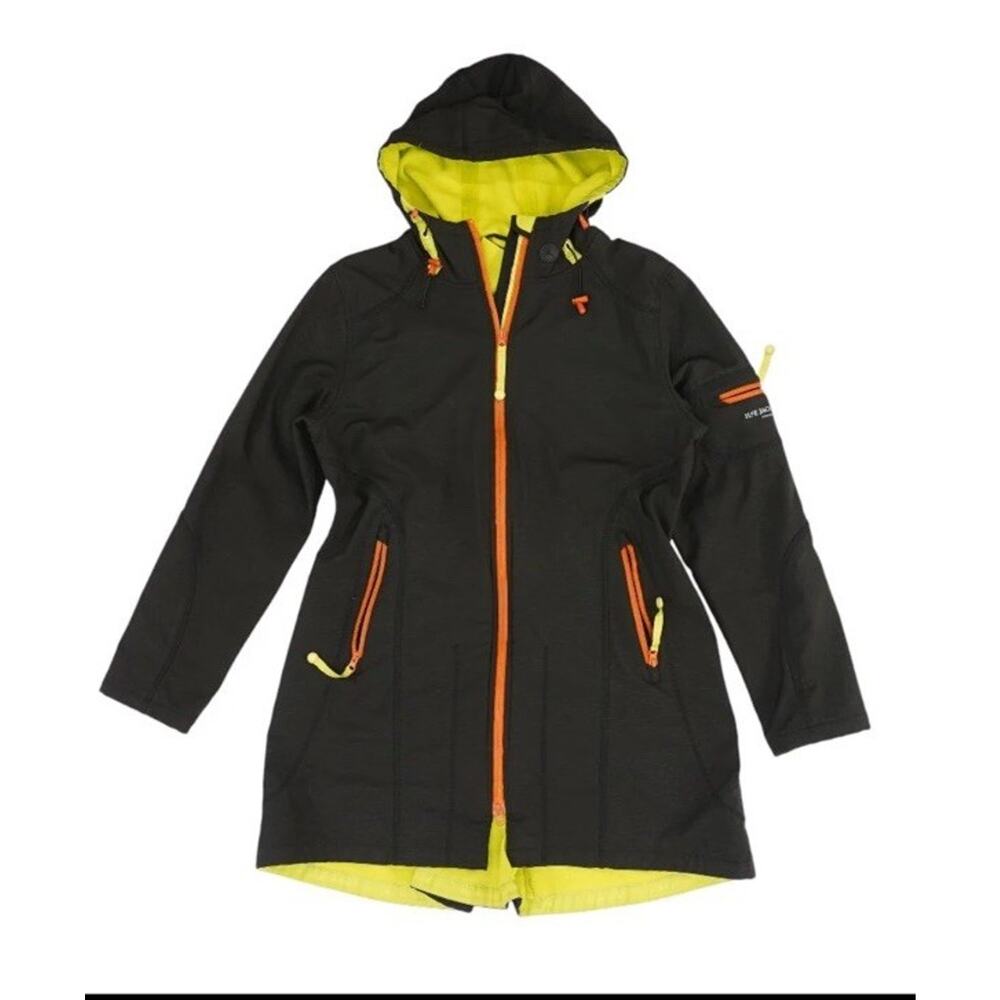 Ilse Jacobsen Raincoat Hooded Brown Lightweight Jacket Coat Size 42